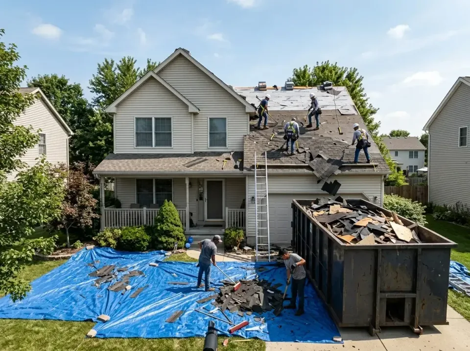 roof-replacement-debris-remova-004 — frequently asked questions, Cheapest Dumpster Rentals in American Falls, ID